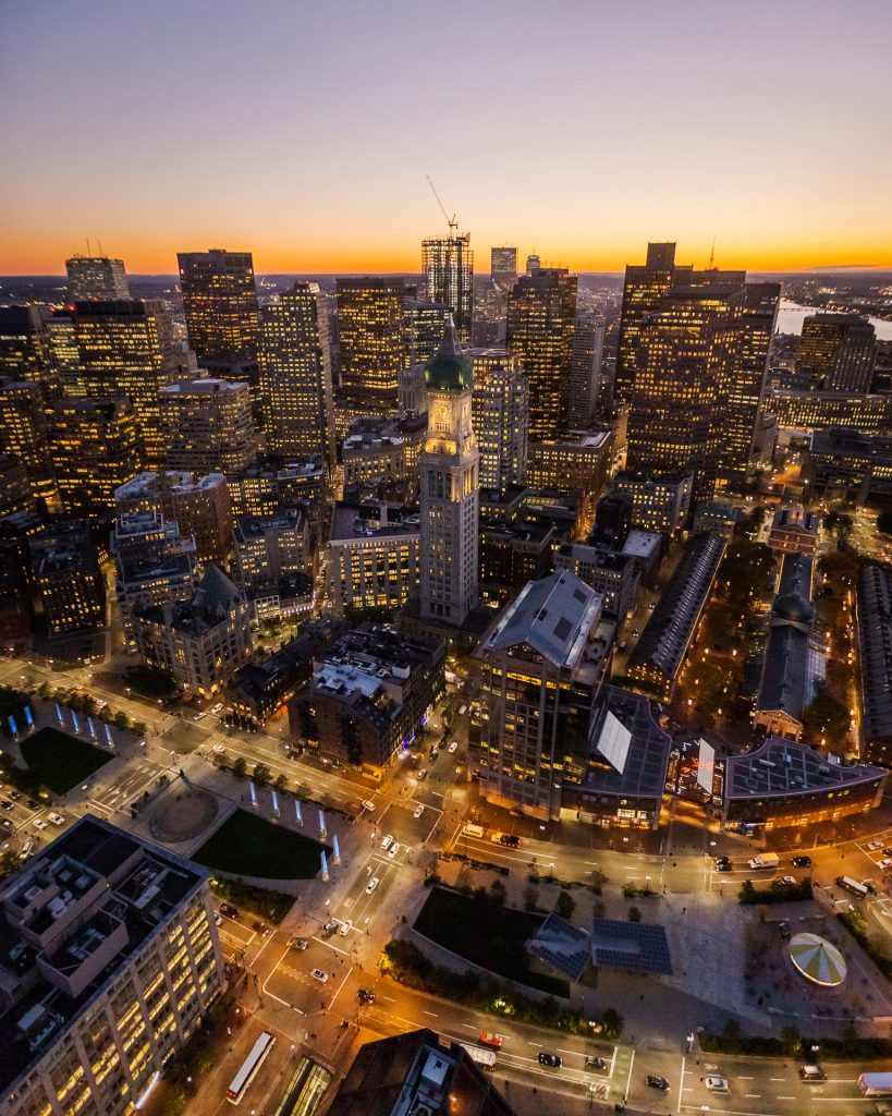 Downtown Boston Aerial Photography - Toby Harriman