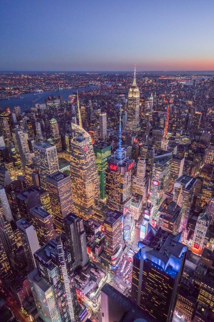 Times Square New York City Aerial - Toby Harriman