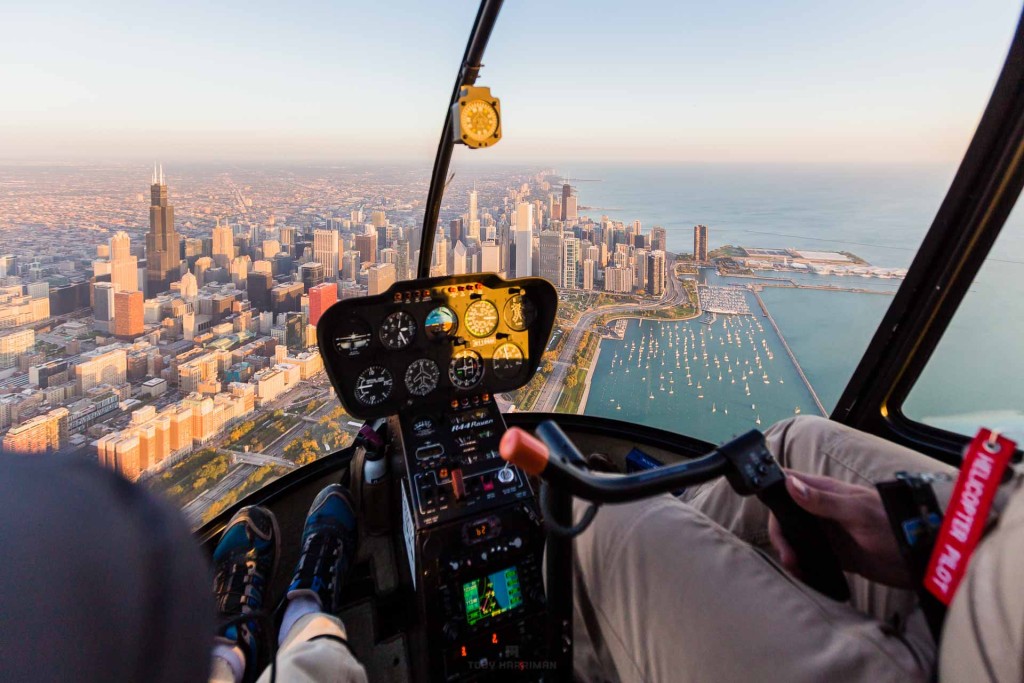 Helicopter Chicago Toby Harriman