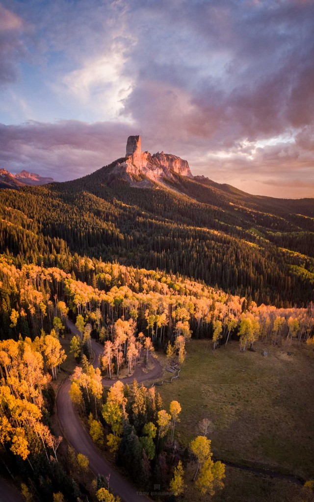 Courthouse Mountain Aerial Toby Harriman