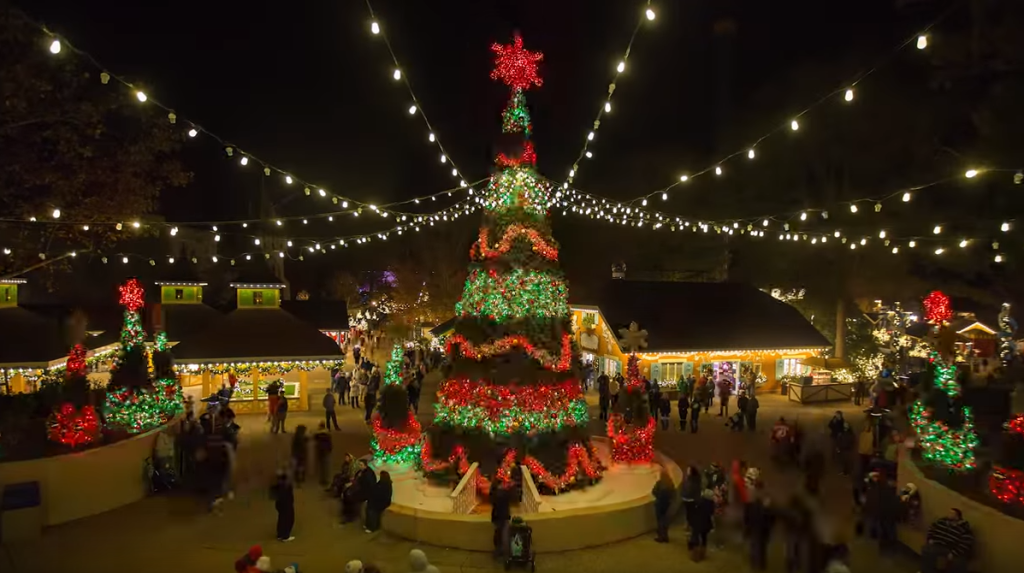Christmas Town Busch Gardens Timelapse Toby Harriman