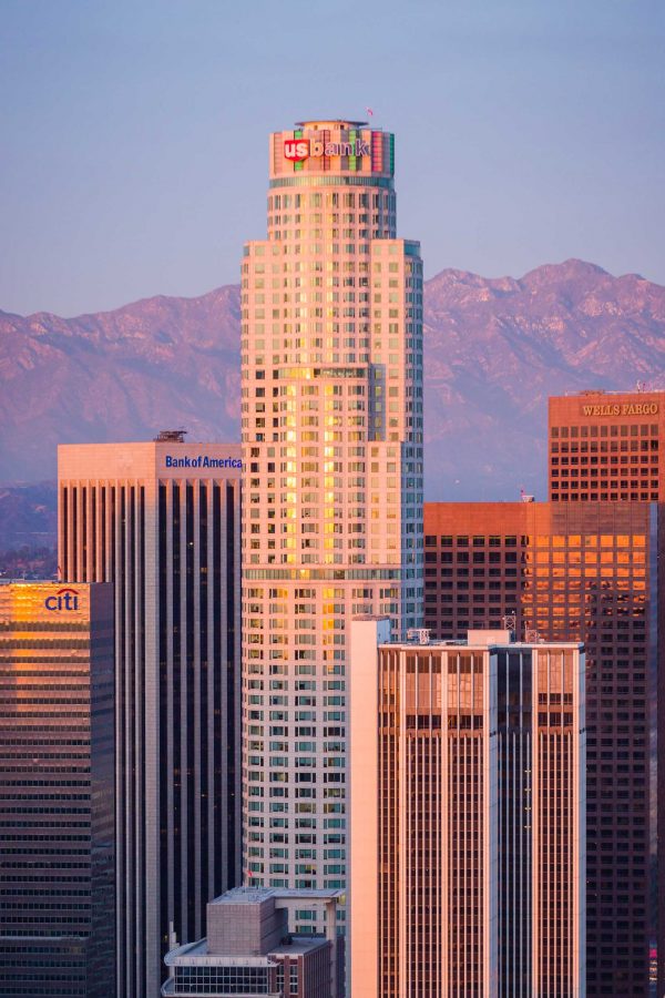 Los Angeles Aerial Photo US Bank Tower - Toby Harriman