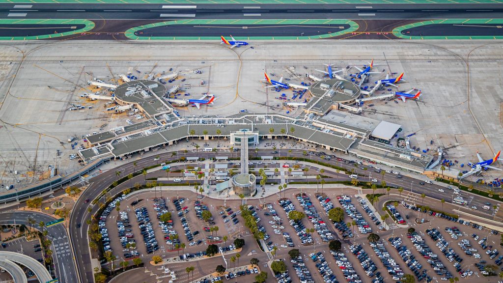 San Diego International Airport Terminal 1 Aerial Photography - Toby