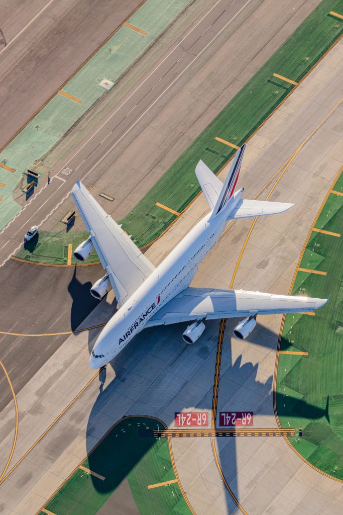 Air France Airbus A380 - Los Angeles International Airport - Aerial Airport Photography by Toby Harriman - 7