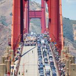 BLM Black Lives Matter Protest on Golden Gate Bridge San Francisco ...
