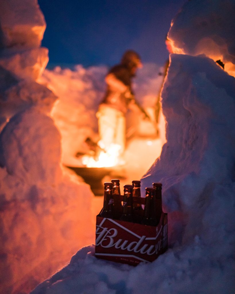 Budweiser March Winter Fire Alaska 10