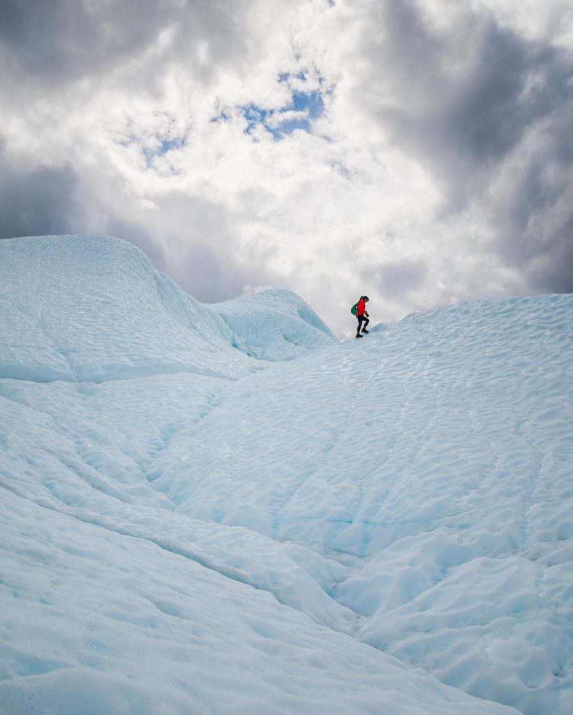 Lisa Bao Glacier Exploring Matanuska Alaska