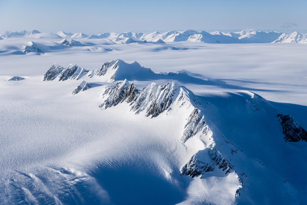 Harding Icefield - Kenai Fjords National Park Alaska Aerial- Outdoor Travel Photography by Toby Harriman - 1
