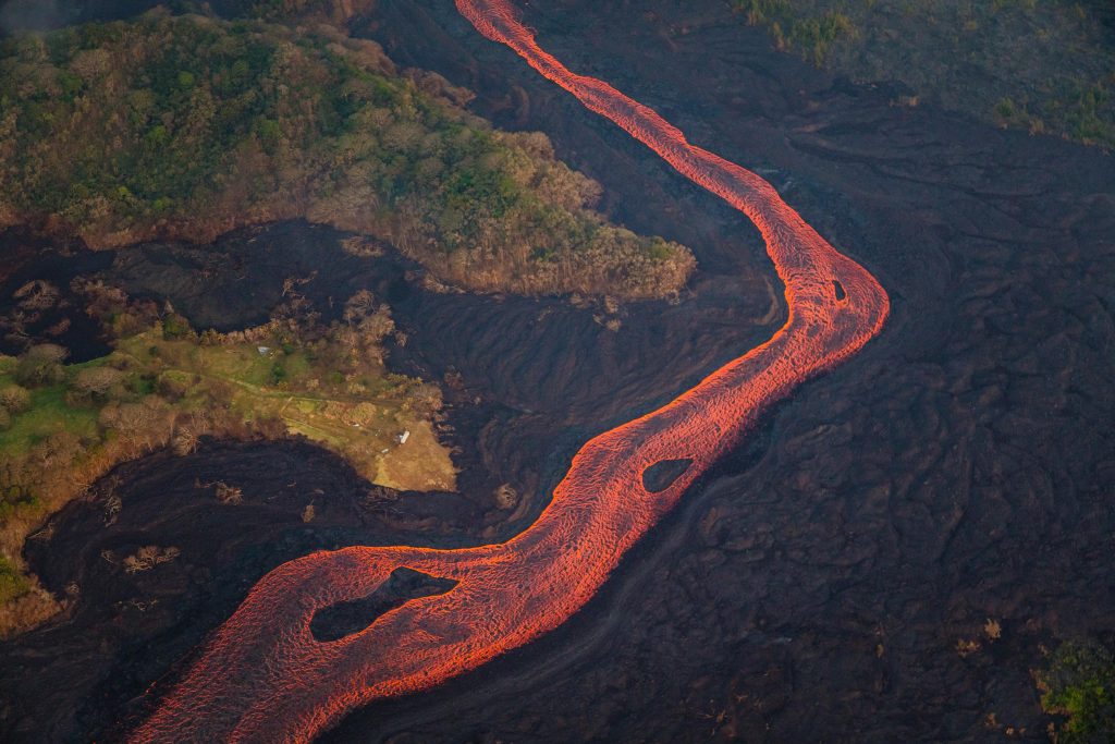 Kilauea Hawaii Volcano Lava Flow 3