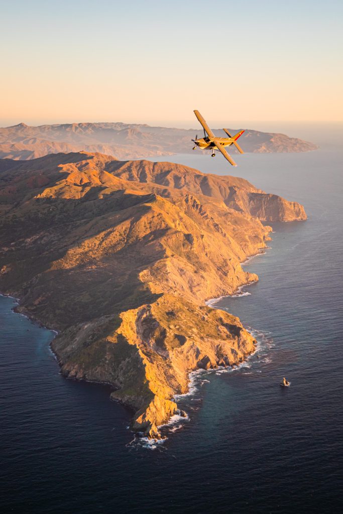 Kodiak 100 Airplane over Catalina Island - Air-to-Air Aerial Aviation Photography by Toby Harriman - 1