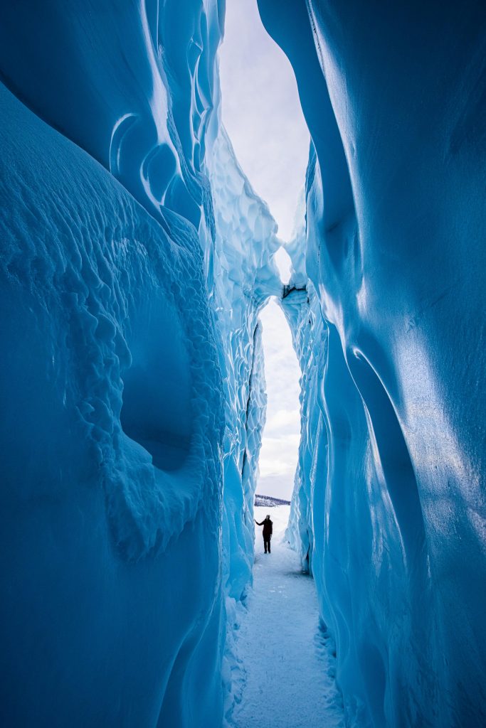 Exploring the Arch - Matanuska Glacier