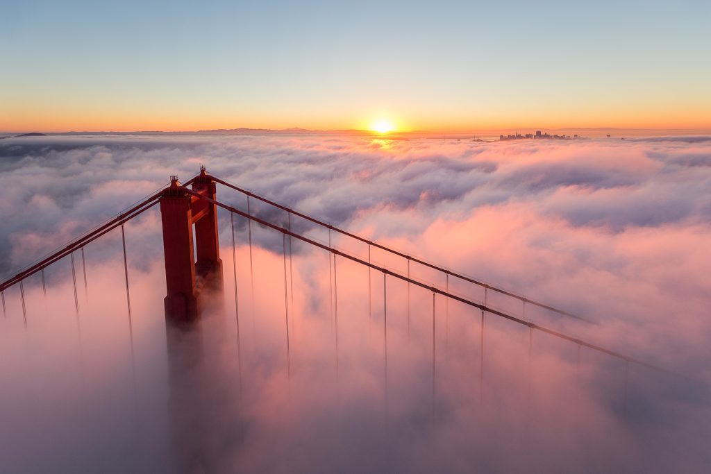 Monday Mornings Golden Gate Bridge Print