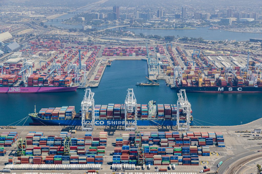 Port of Long Beach California Shipping Industry - Aerial Documentary Photography by Toby Harriman - 2
