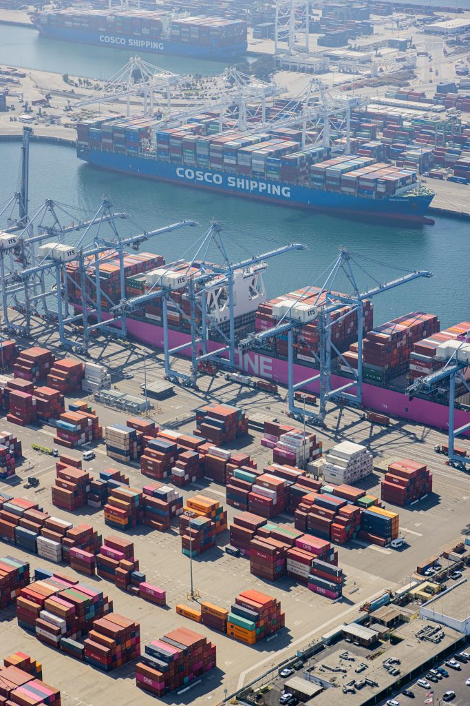 Port of Long Beach California Shipping Industry - Aerial Documentary Photography by Toby Harriman - 3