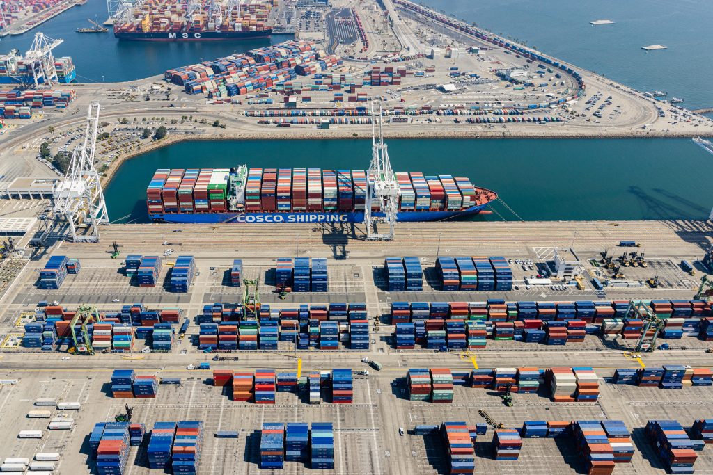 Port of Long Beach California Shipping Industry - Aerial Documentary Photography by Toby Harriman - 4