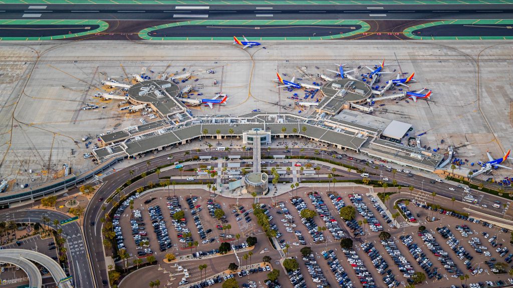 San Diego International Airport Terminal 1 Aerial Photography