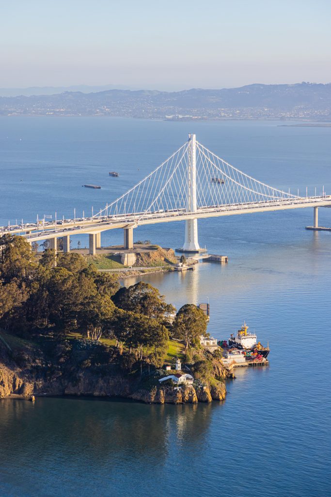 San Francisco-Oakland Bay Bridge Aerial - Outdoor Travel Photography by Toby Harriman - 1