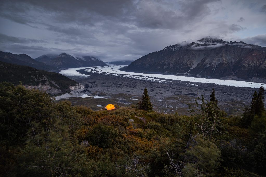 Summer Camping above Matanuska Glacier Alaska - Outdoor Adventure Photographer Toby Harriman - 1