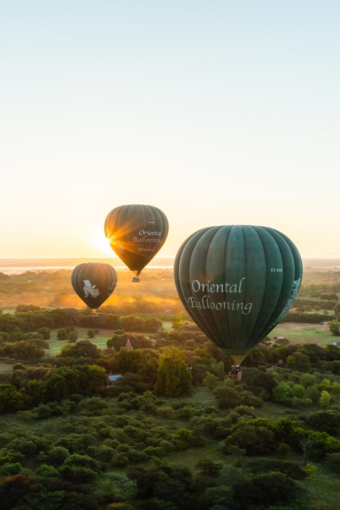 Sunrise Balloons over Bagan Myanmar