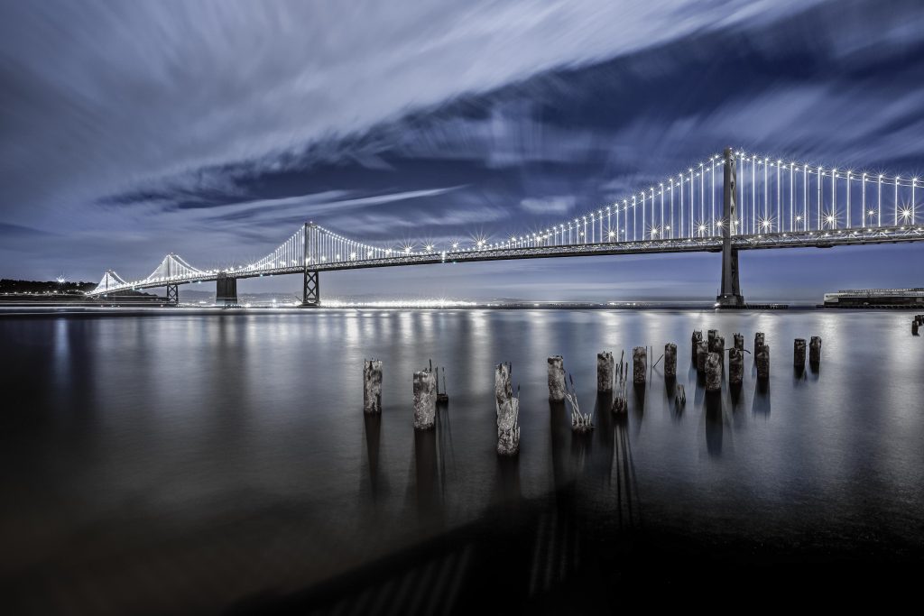 The Bay Lights San Francisco Bridge print